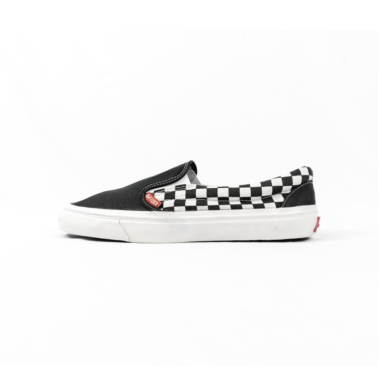 GE Skaklite -Sepatu Slip on checkerboard Getzke Original Sneakers