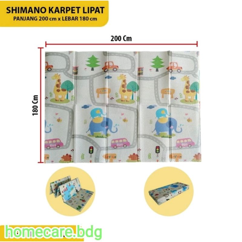 Shimano (180x200)matras karpet foam playmat lipat