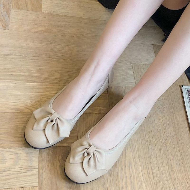 [COD] 3001 Sepatu Wanita Import BOW Ballerina Slip On