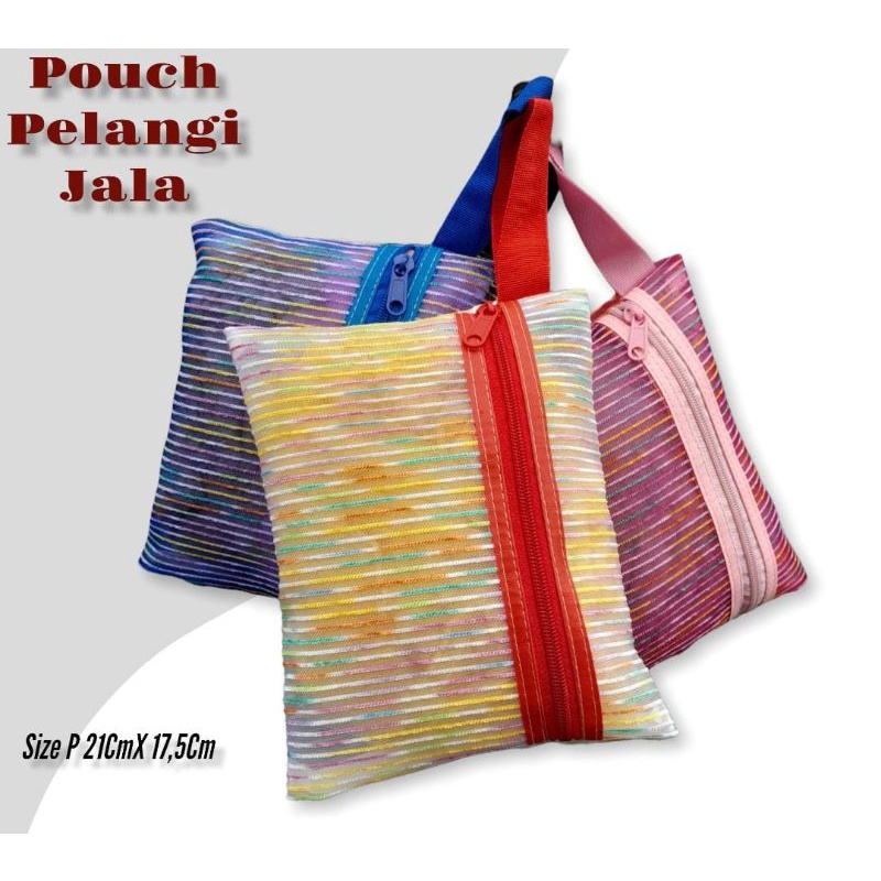 POUCH KOSMETIK PELANGI JALA