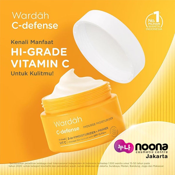 WARDAH C-DEFENSE MOUSSE MOISTURIZER PRIMER HI-GRADE VITAMIN C