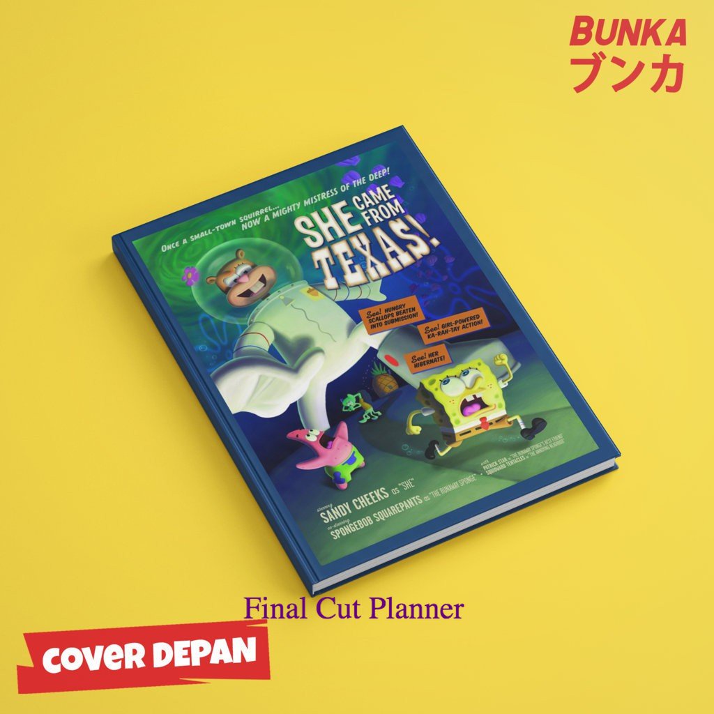 

Notebook Spongebob Horror Series D Hardcover A5 Buku Tulis Catatan Note Agenda Planner Jurnal .