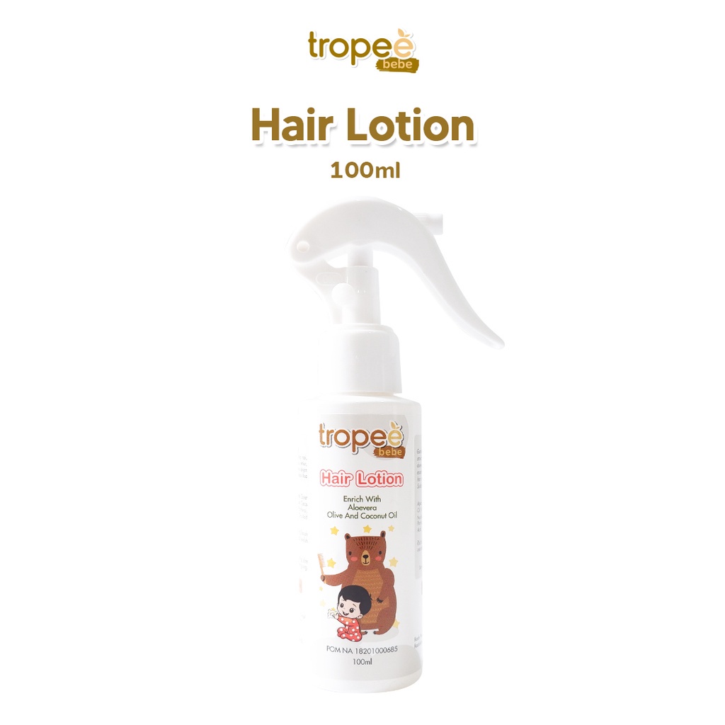 Tropee Bebe Hair Lotion 100ml - Lotion Rambut Anak