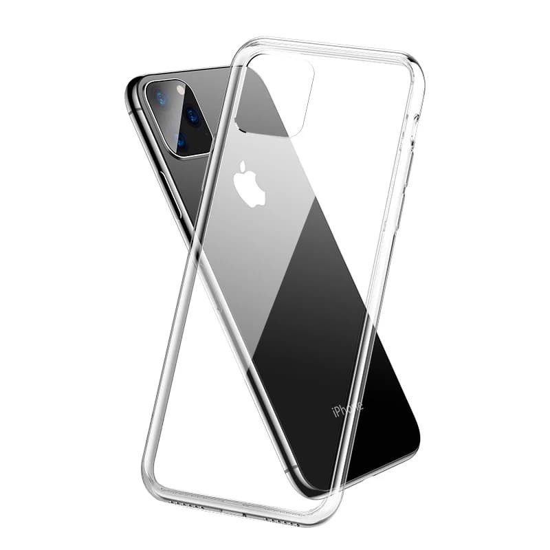CASE ULTRATHIN IPHONE 11 BIASA TRANSPARANT & FULL COVER