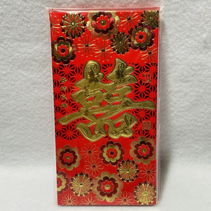 

Lucu Angpao Shuangxi / Angpao Wedding ( Besar ) / 1 Pack Isi 6 Lembar (10) Promo