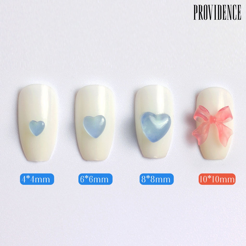 Providence 1 Kantong Ornamen Hati Bahan Resin Untuk Dekorasi Nail Art