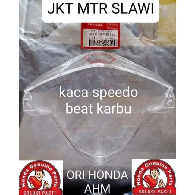 37211-KVY-961 mika kaca lensa speedometer spido beat karbu beat lama ori Honda AHM