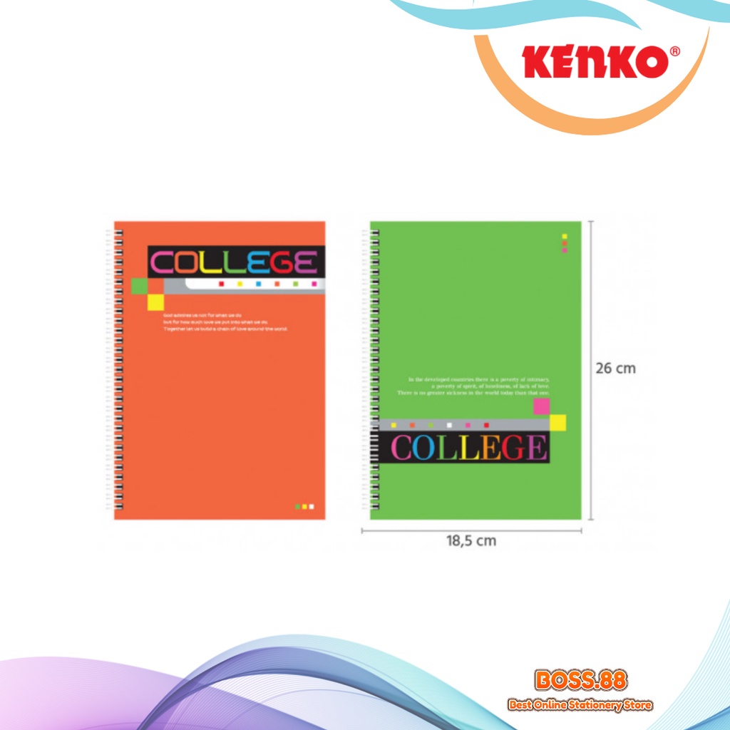 

NOTES SPIRAL / BUKU CATATAN SPIRAL KENKO B5