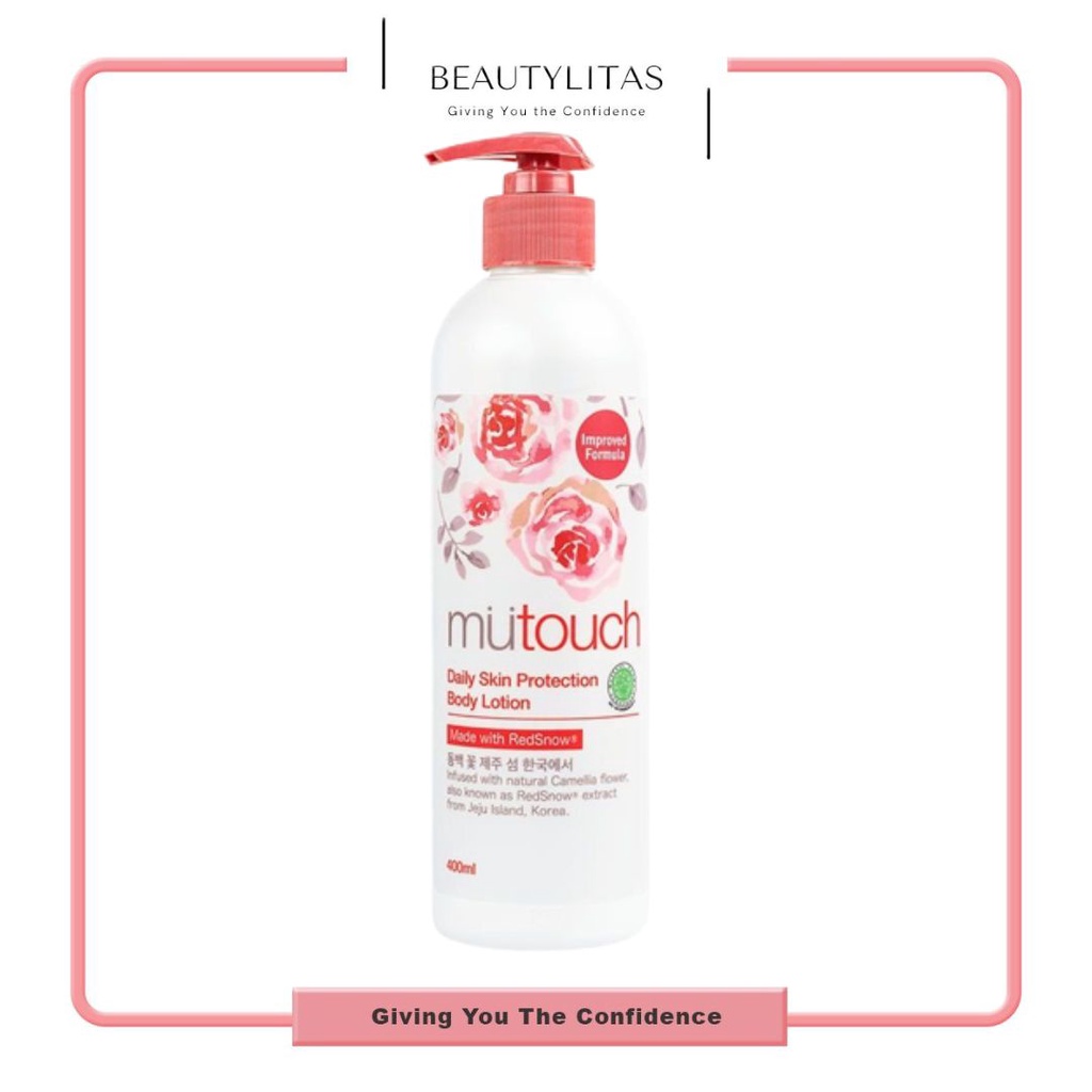 MU TOUCH Body Lotion Red Snow Skin Protection 400ml