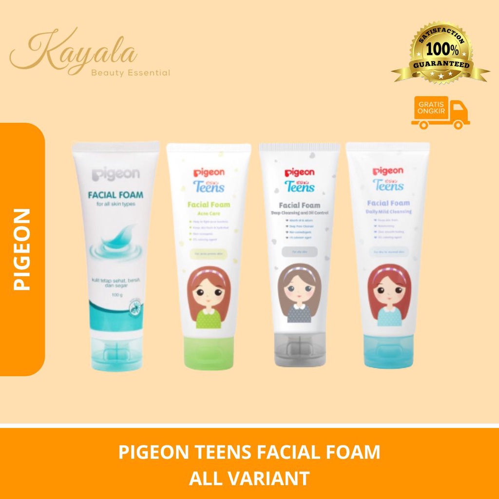 PIGEON TEENS FACIAL FOAM ALL VARIANT - PIGEON FACE WASH ALL VARIANT - FACE FOAM PIGEON - SABUN WAJAH
