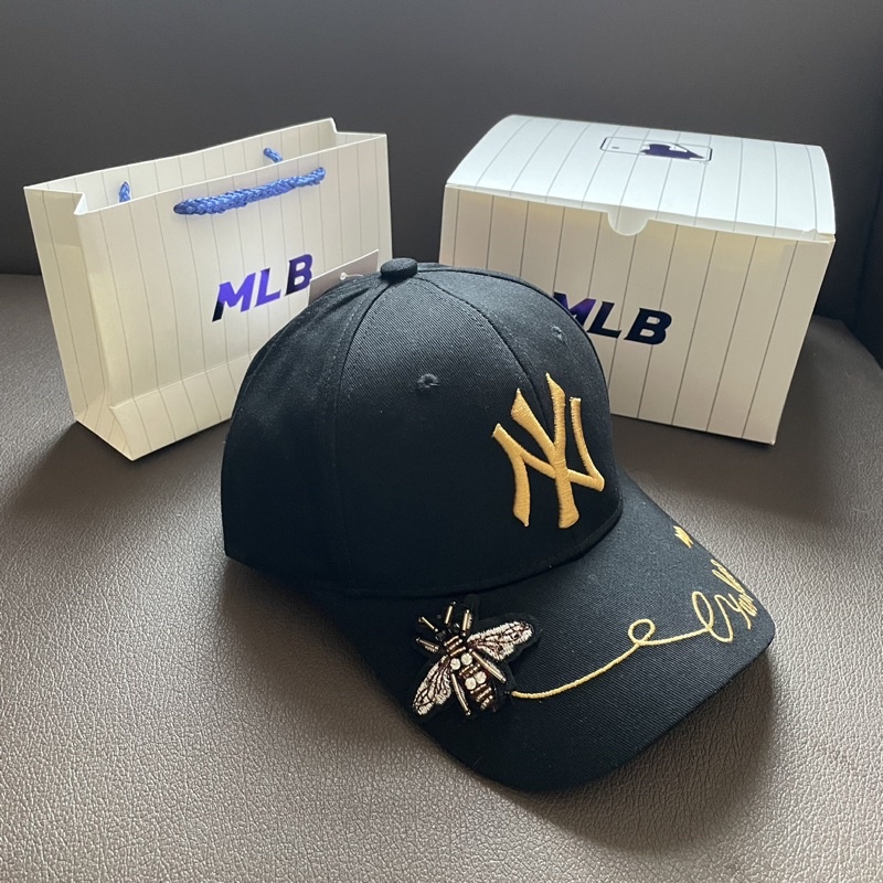 [BISA COD &amp; TERMURAH] TOPI NY MLB BASEBALL CAP NY MLB YANKEES BEE BORDIR / TOPI PRIA / TOPI WANITA / TOPI UNISEX ALLSIZE