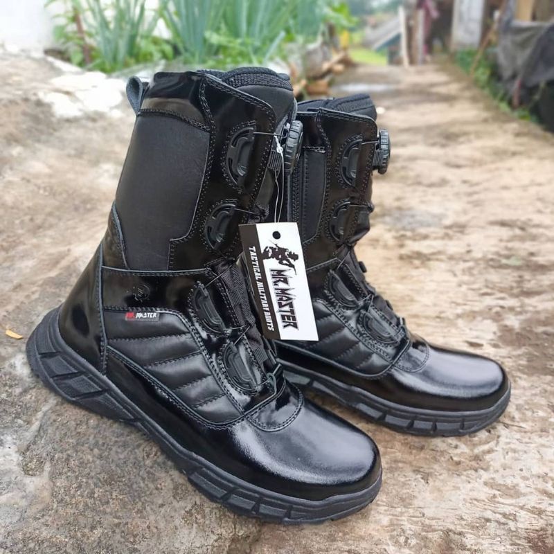 SEPATU PDL TALI PUTAR MODEL TERBARU MERK MR MASTER KULIT SAPI ASLI SEPATU PDL DINAS LAPANGAN TNI POLRI SECURITY SATPAM