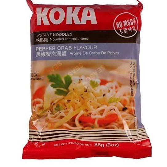 

KKV Koka Pepper Crab Noodles Mie Instan No MSG Halal 85g