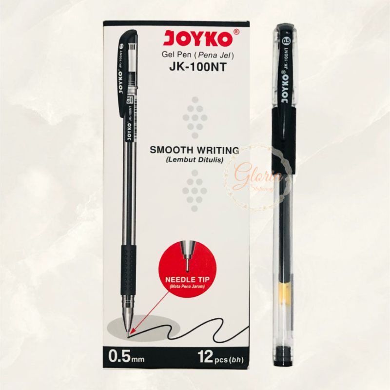 

Joyko Gel JK 100NT Pulpen/ Bolpen Gel Joyko mata jarum JK 100NT