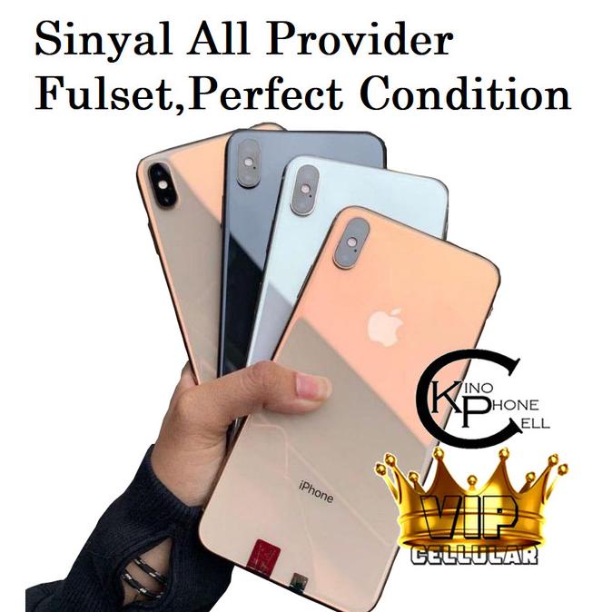 [ Hp Bekas / Second ] Iphone Xs Max 256Gb 64Gb 512 Gb Second Seken Fulset Kondisi Perfect X - Handph