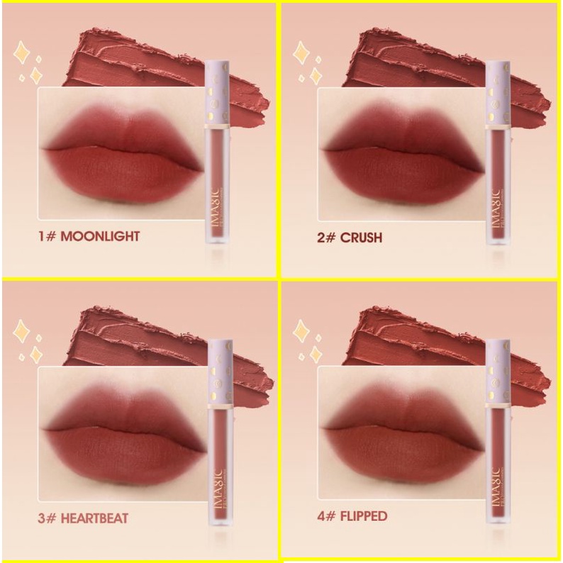 [ 100 % ] [ ORIGINAL ] [ READY ] Imagic New Matte &amp; Lip Cheek Dual Purpose Lip Mud LP213 Long Lasting