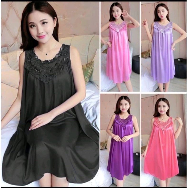 DASTER LINGERIE BAJU TIDUR SEXY SATIN