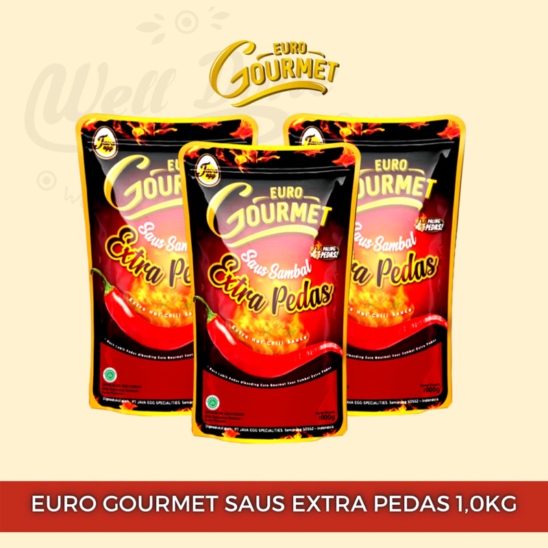 

Euro Gourmet Saus Extra Pedas 1kg