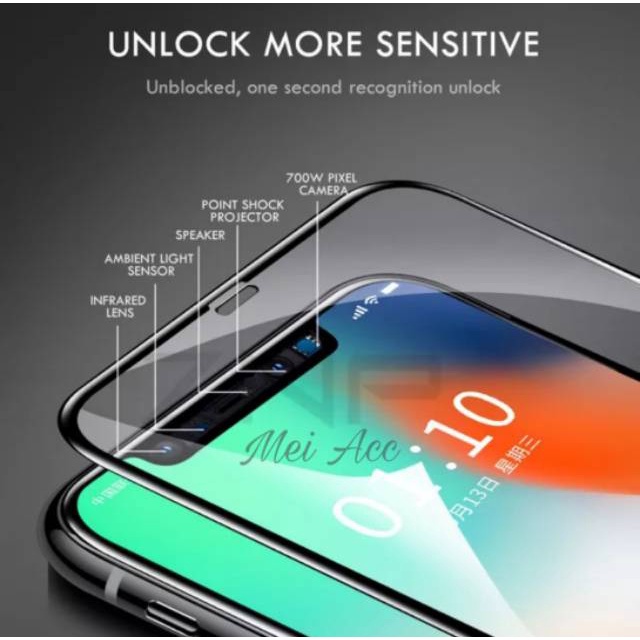 For iPhone 14 Pro Max Screen Protector 13Mini 12Mini 11 12 13 Pro Max X XS Max Plus Tempered Glass - 10D Clear