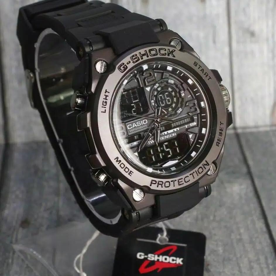 Limited -  BOX JAM TANGAN PRIA GSHOCK CASIO GST8600 METAL ANTI AIR ✓