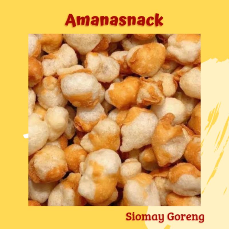 Siomay Goreng Mini 50gr - Toping boci basoaci - Cemilan Instant Renyah Gurih Nikmat