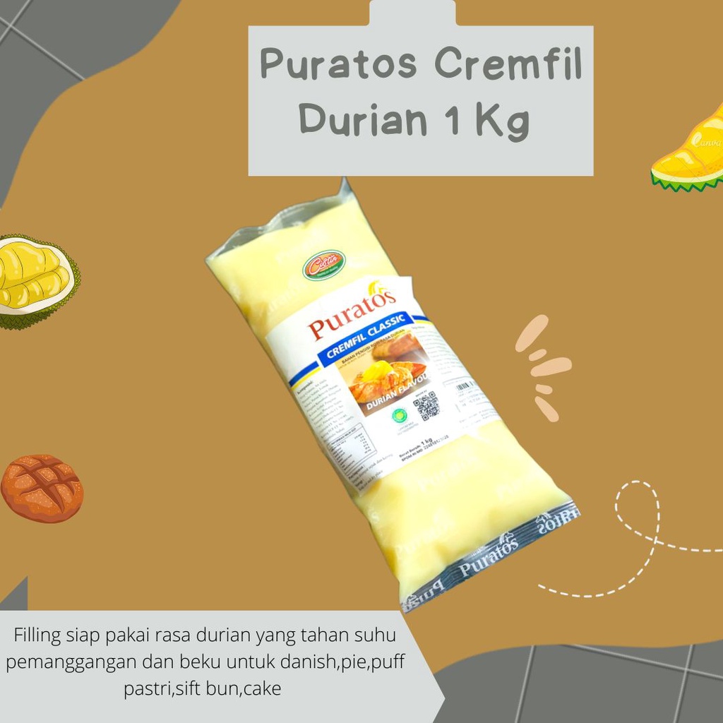

Puratos Cremfil Durian 1Kg