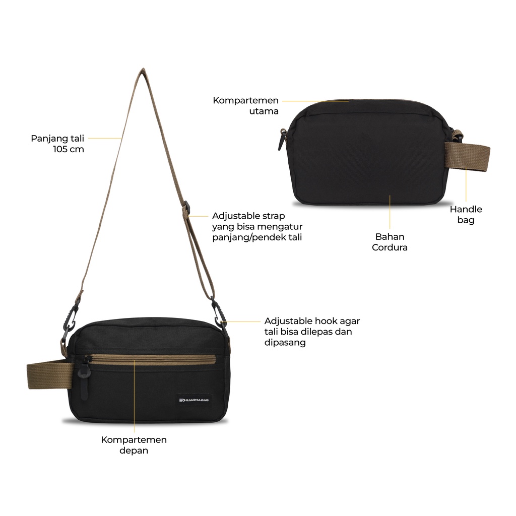 TAS SELEMPANG HANDBAG AGLER RAUDHA EDITION PREMIUM QUALITY