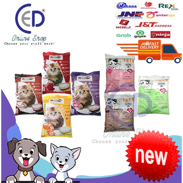 Pasir kucing gumpal wangi cub n kit Markotops dan TOTO 20kg ( via gosend dan grab )