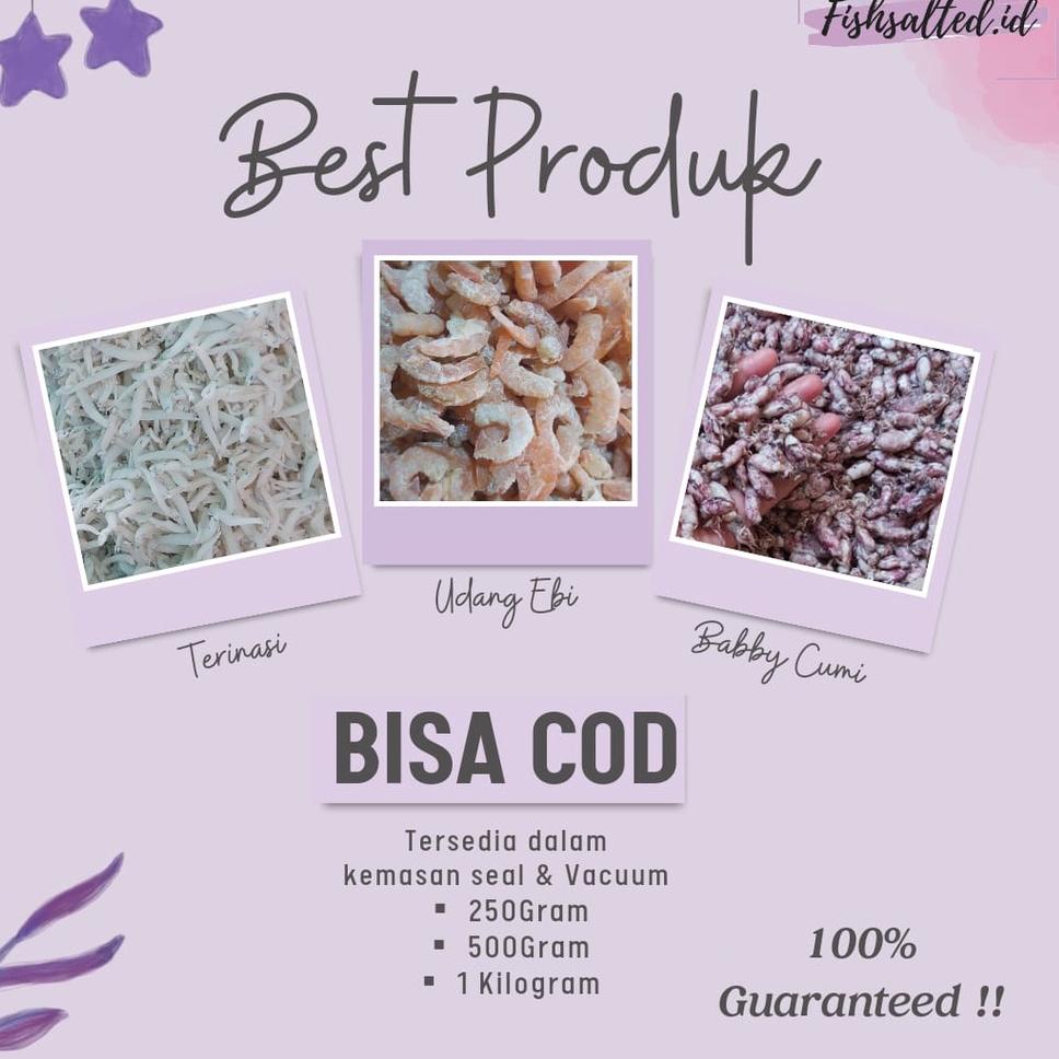 

Diskon Promo.. IKAN TERI JENGKY BULAT / JENGKY BELAH 250GR / IKAN ASIN MURAH CFC