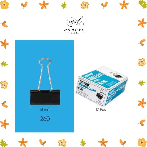 

Binder Clip Klip Penjepit Kertas Joyko Black