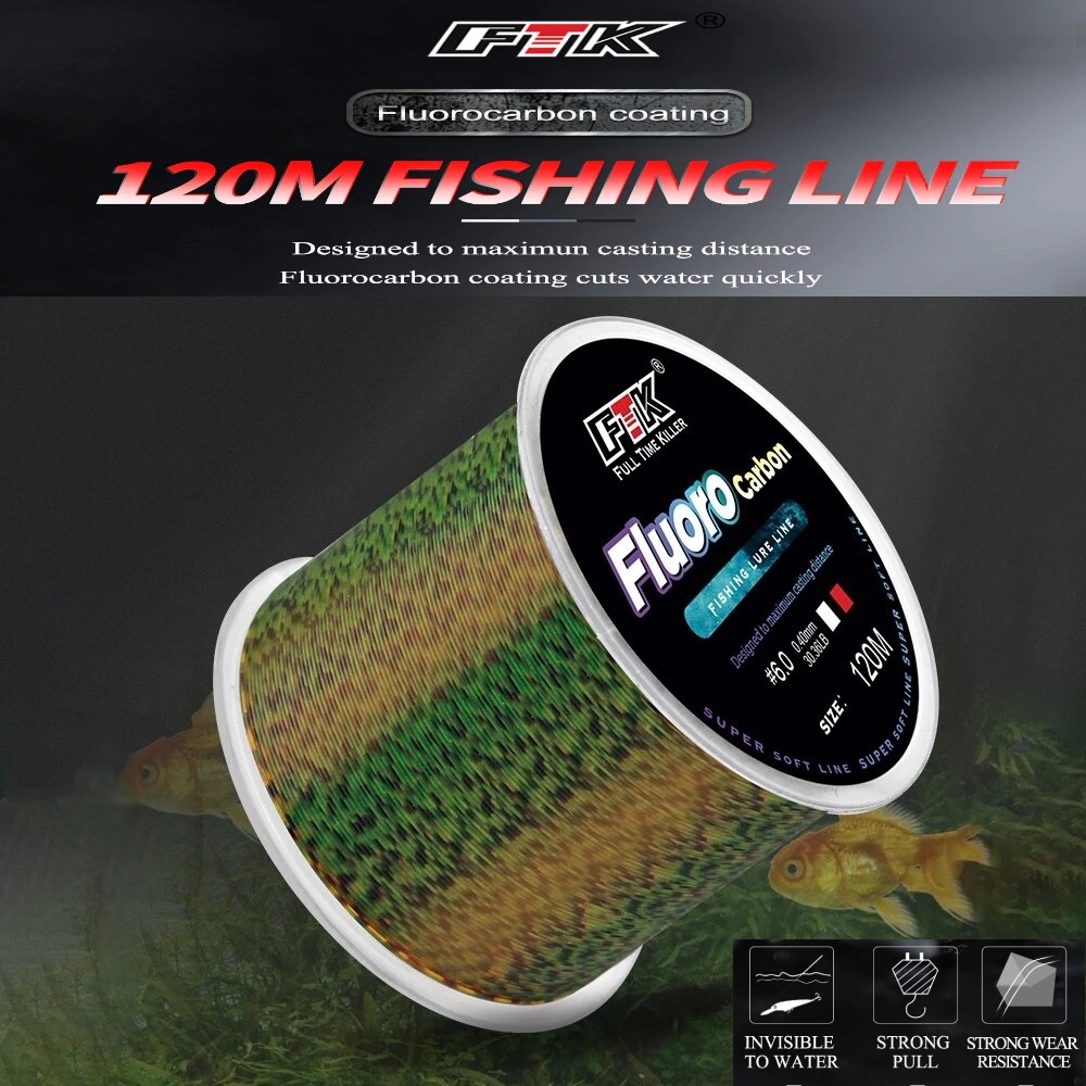 SENAR PANCING INVISIBLE SERAT CARBON LAPIS FLUROCARBON 120M SNAR FLUROCARBON BENANG FLUROCARBON SENA