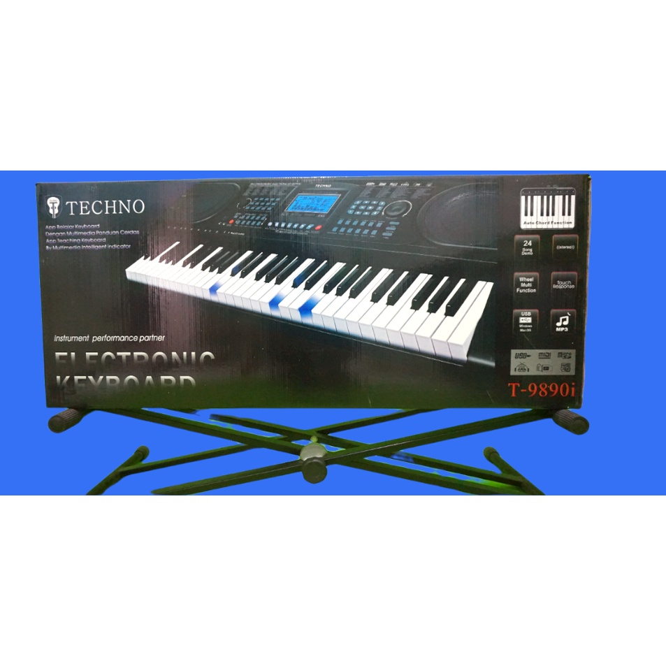 Keyboard Techno T-9890i Keyboard speck kompit udah USB Cocok Untuk Pemula dan Ahli [hrg*offline* lbh