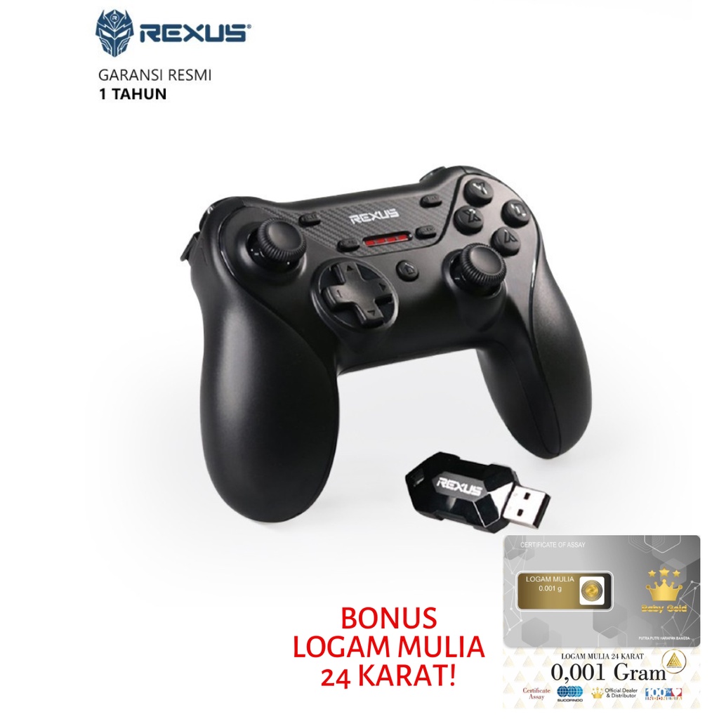 Rexus Gladius GX200 - Wireless Controller Gamepad Joystick Gaming