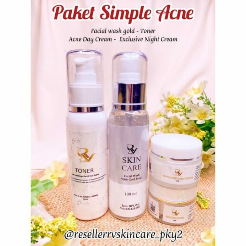 PAKET SIMPLE ACNE/RV SKINCARE