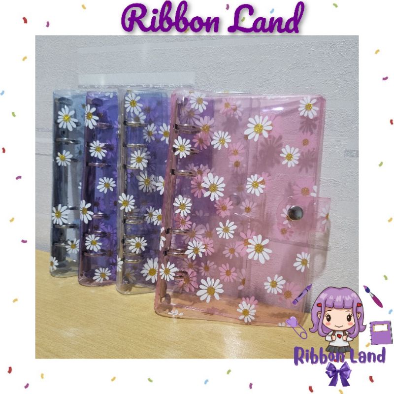 A5 A6 Binder Daisy 6 Ring Cover Warna Ring SILVER