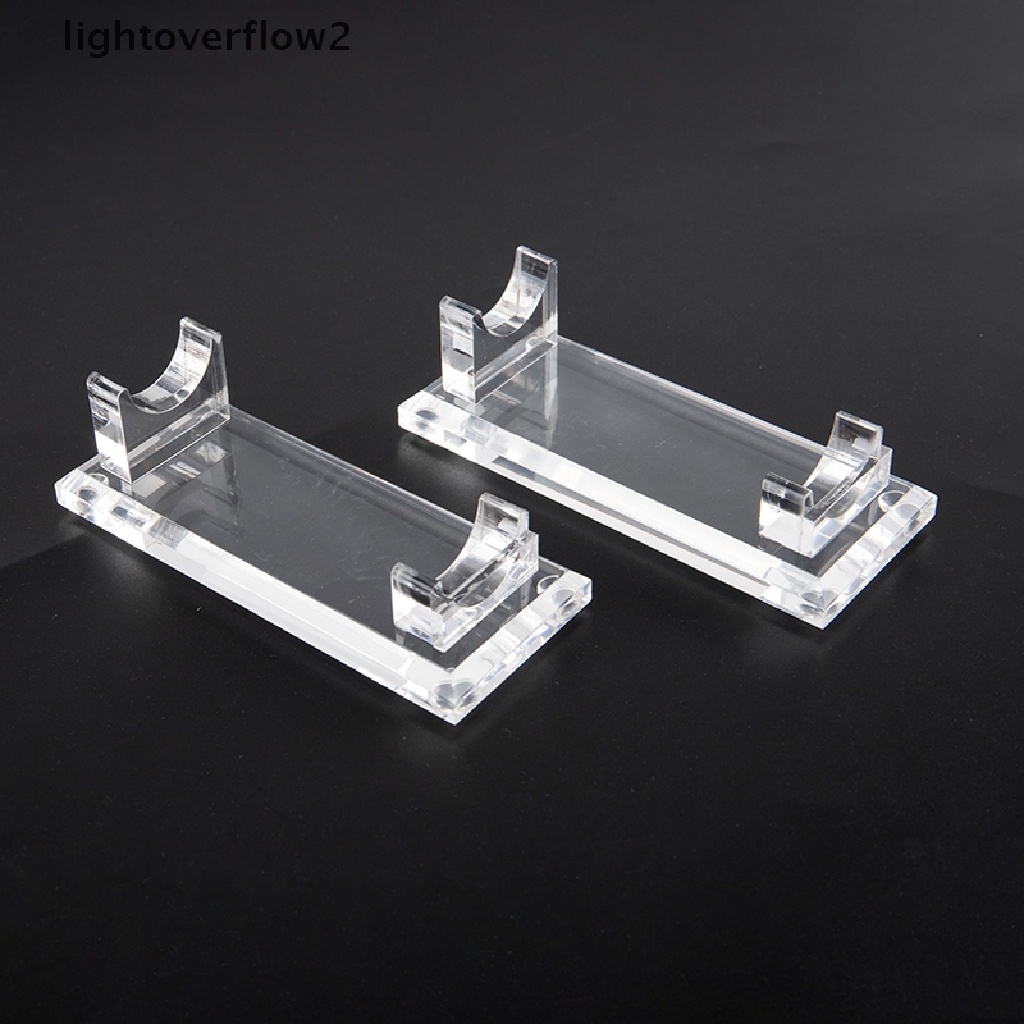 (lightoverflow2) Stand Holder / Dudukan Display Pen Mesin Tato Bahan Akrilik Transparan
