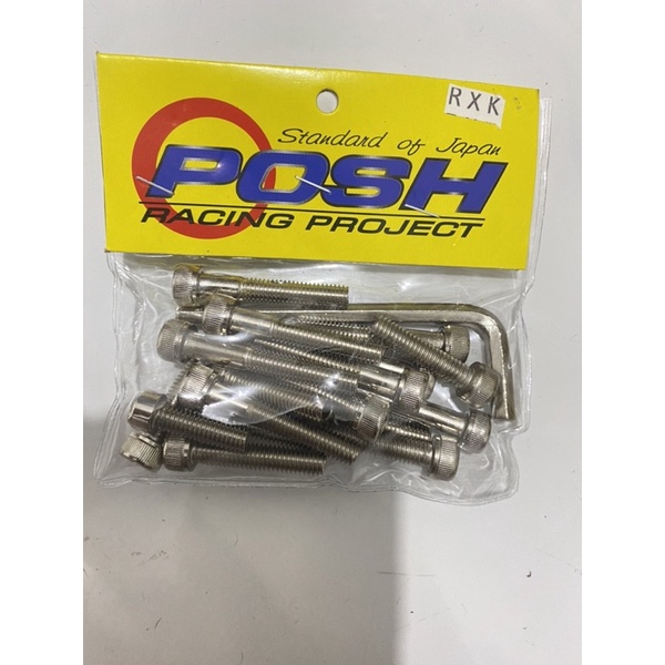 BAUT BLOK MESIN RXKING RXK 1 SET PLUS KUNCI L ANTI KARAT BAUT BLOK MAGNET RXKING RX KING