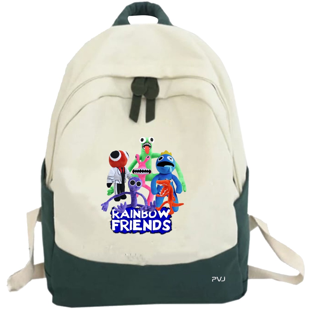 PVJ Tas Rainbow Friends Ransel Anak Sekolah Laki Laki Dan Prempuan