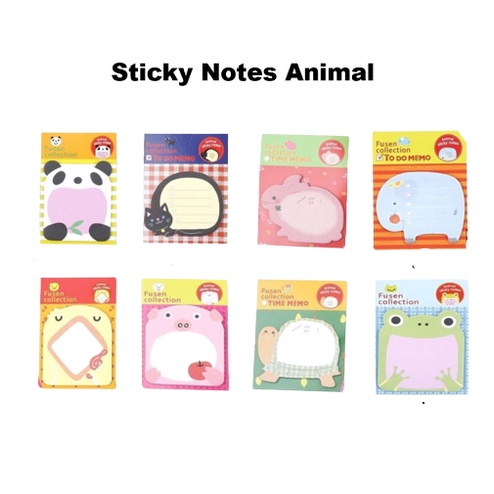 

Sticky Note Animal / Sticky Memo Animal / Buku Note Mini Tempel