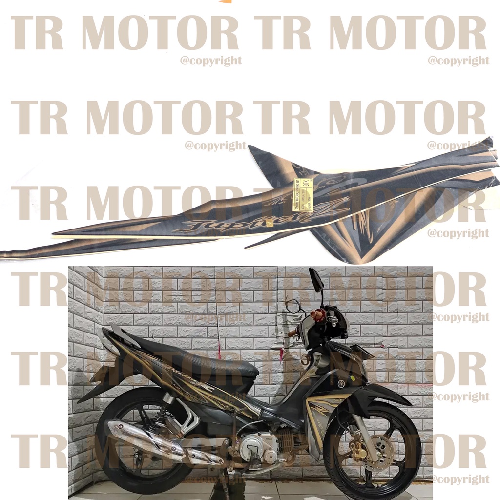 Stiker Motor Jupiter Z 2010 Sticker Striping Lis Full Set Motor