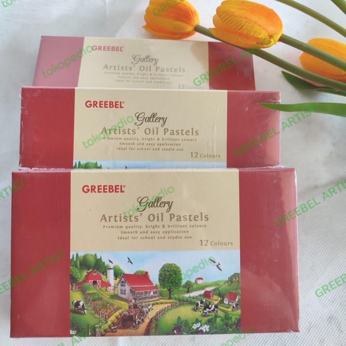 

Pastel Greebel Artist Oil Pastel 12 Warna