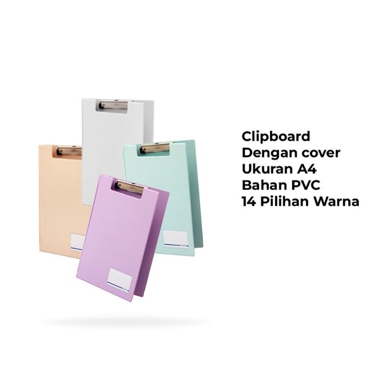 

Bantex Clipboard | Papan Jalan Dengan Cover / Penutup A4