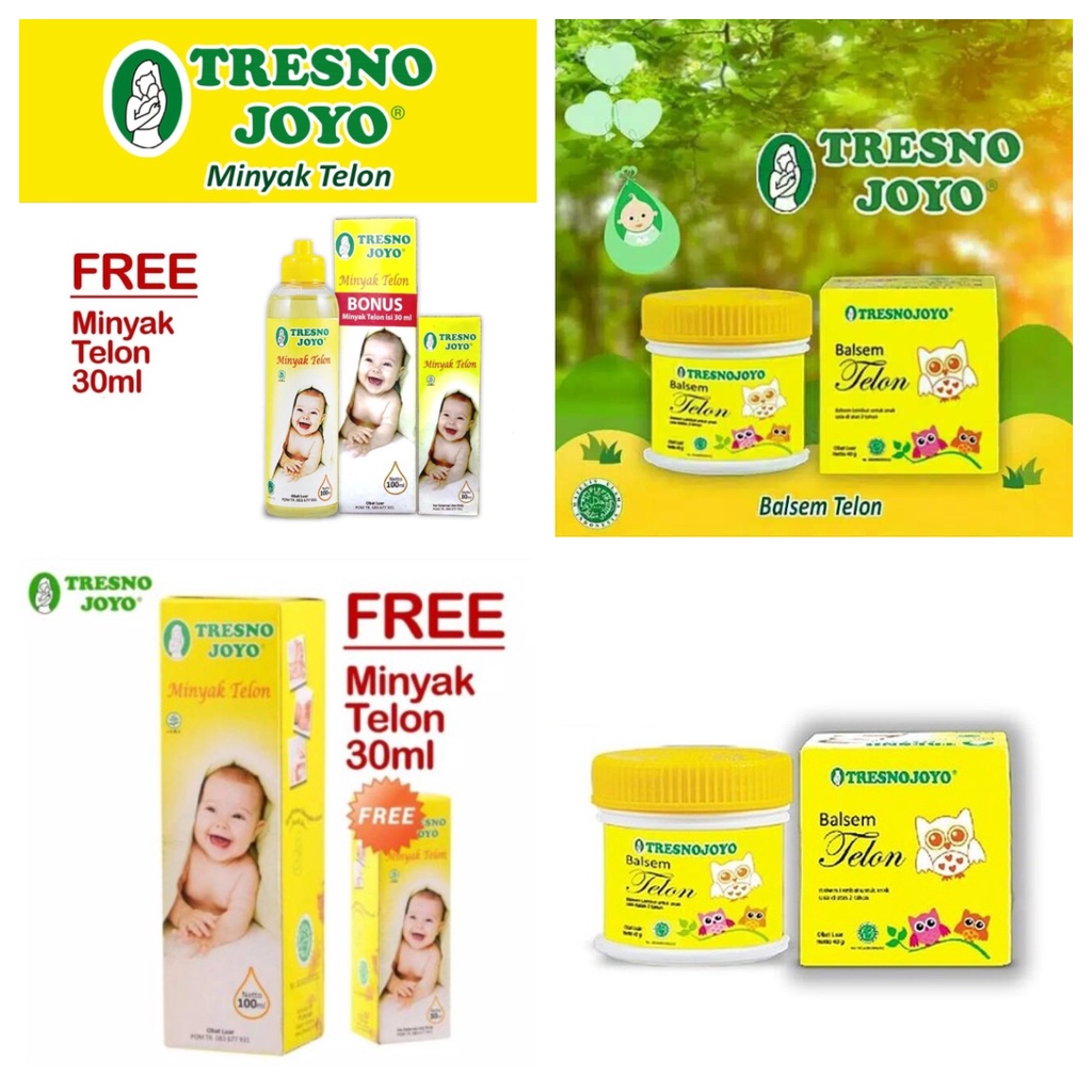 Minyak Telon Minyak Kayu Putih | Balsem Tresno Joyo Original | Citronella | Lavender | Jeruk