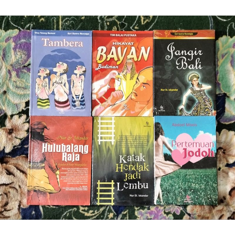 ORIGINAL BUKU NOVEL SASTRA TAMBERA HIKAYAT BAYAN JANGIR BALI HULUBALANG RAJA KATAK HENDAK JADI LEMBU