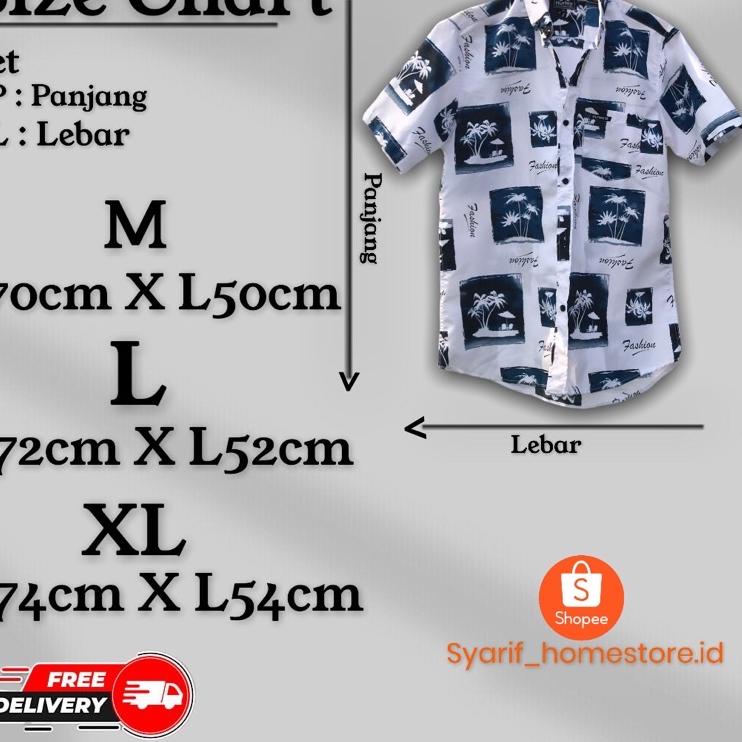 Hot Sale ( BISA PILIH MOTIF ) Kemeja Surfing | Hem pantai | kemeja distro | baju pantai  | kemeja pa