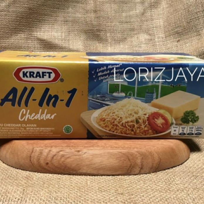 

limited STOCK!REPACK!!! Keju Kraft Cheddar All in One 1kg|RA3