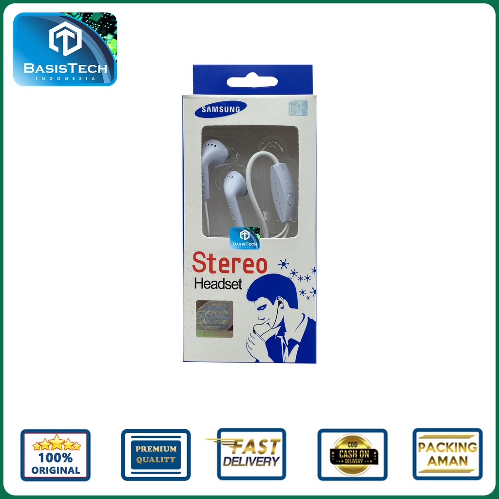 EARPHONE HEADSET SAMSUNG S SERIES SUPER STEREO ORIGINAL QUALITY