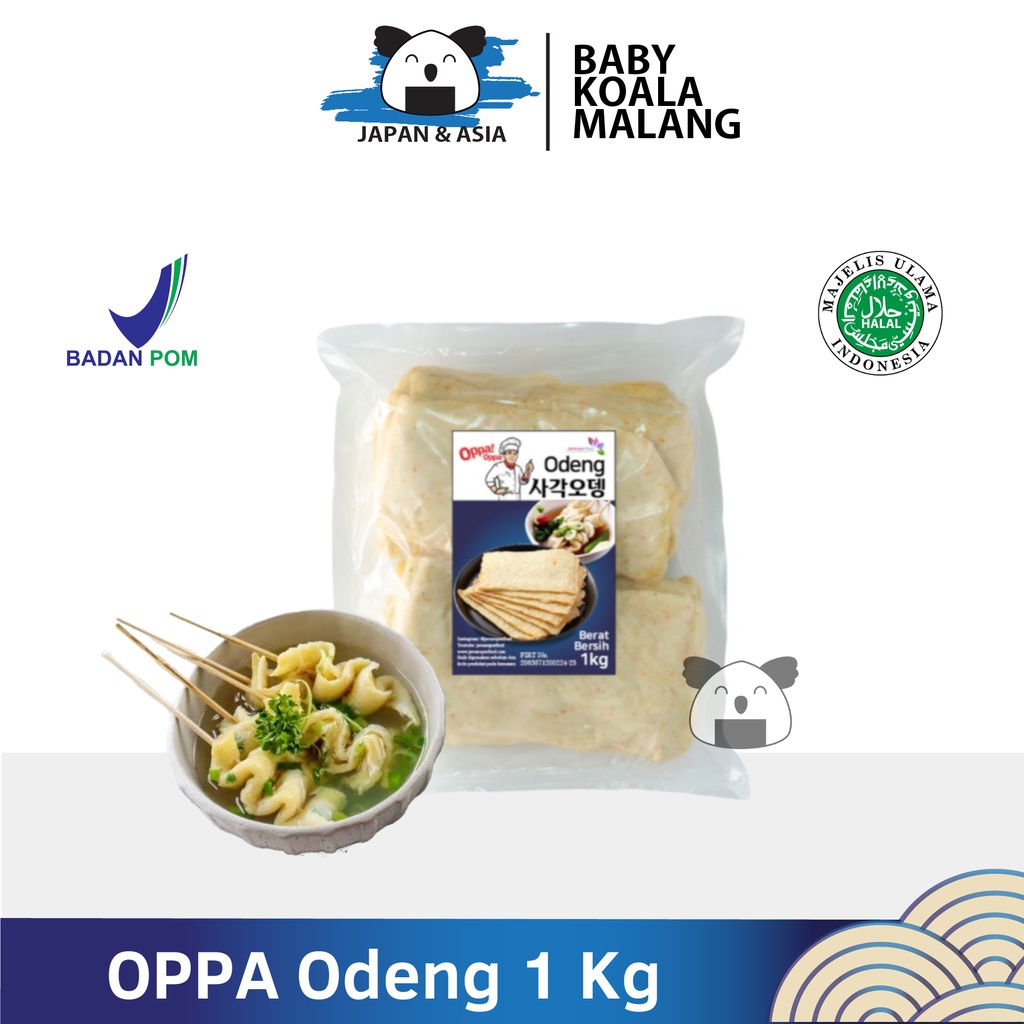 

Oppa Odeng Eomuk Korea Fish Cake 1 Kg Halal | Odeng Kotak Fish Cake..