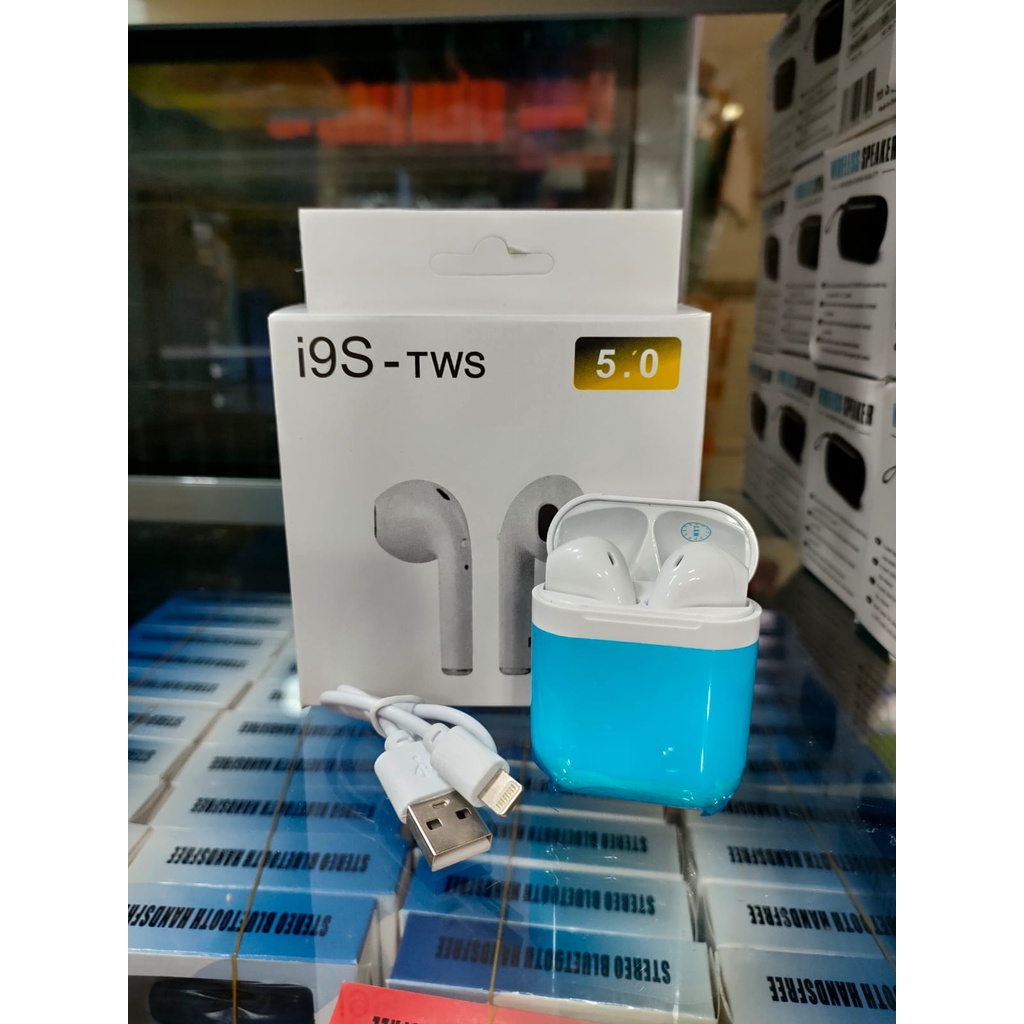 Headset Bluetooth i9S-TWS Handsfree TWS i9S Earphone Bluetooth i9S TWS