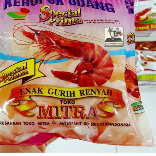 

limited STOCK!Kerupuk Udang SPESIAL PRIMA 1 MITRA SIDOARJO 250 gram Kerupuk Mentah|KD4